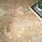 Nourison Heritage Vine HTV05 Charcoal 12" x 15" Area Rug, , large