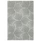 Safavieh Micro-Loop Geometric 4" x 6" Grey and Ivory Area Rug, , large