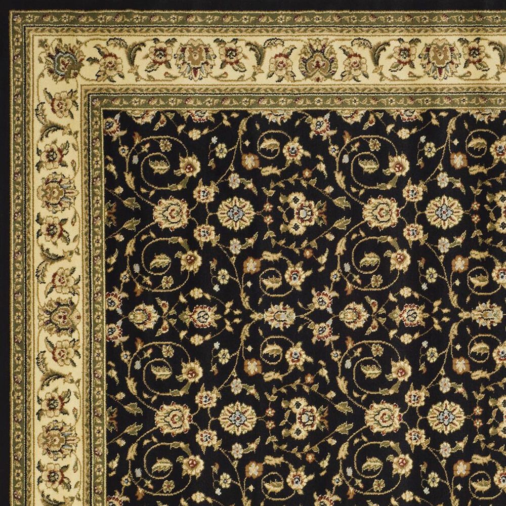 Safavieh Lyndhurst LNH316 2&#39;3&quot; x 12&#39; Black and Ivory Runner, , large