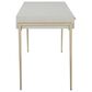 Uttermost Jewel Desk in White and Gold, , large