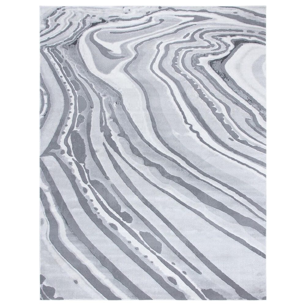 Safavieh Craft CFT843F 8" x 10" Light Grey and Grey Area Rug, , large