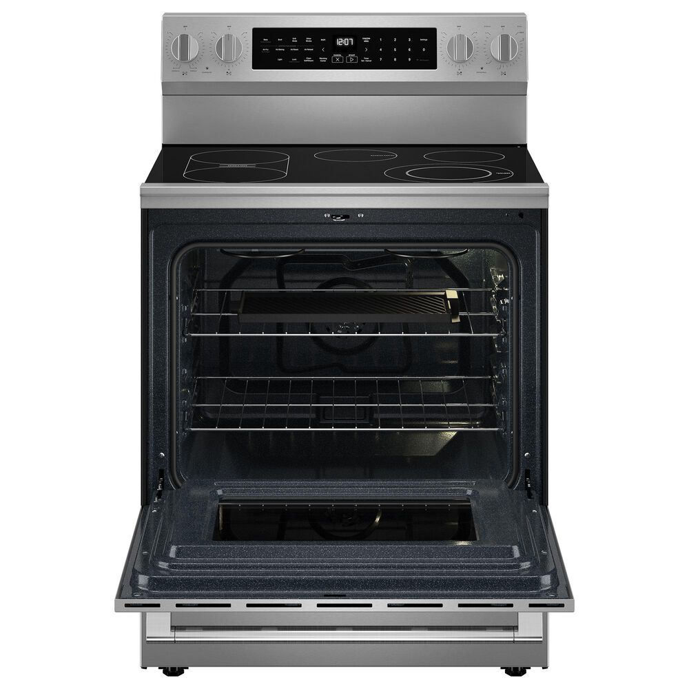 Maytag 5.3 Cu. Ft. Freestanding Electric Range with Grill Mode in Fingerprint Resistant Stainless Steel, , large