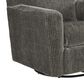 Ashley Herstow Swivel Glider Chair in Charcoal, , large