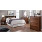 Sauder River Ranch 4-Piece Full/Queen Bedroom Set in Grand Walnut, , large