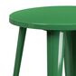 Flash Furniture 24" Round Table in Green, , large