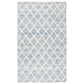 Safavieh Natura NAT711B 6" x 9" Ivory and Blue Area Rug, , large