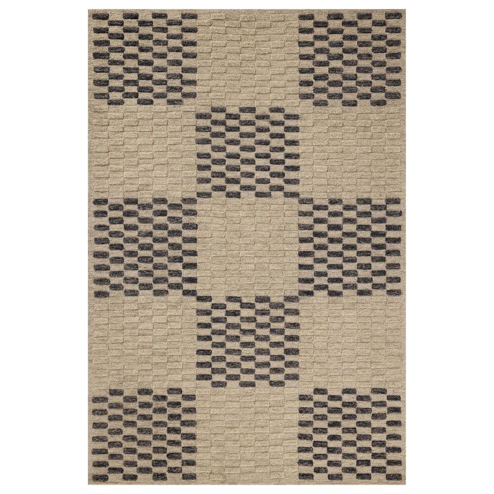 Chris Loves Julia x Loloi Bradley 2"3" x 3"9" Beige and Midnight Area Rug, , large