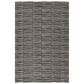 Momeni Xander Striped 4" x 6" Black Area Rug, , large