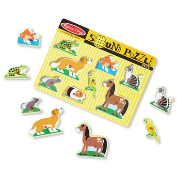 Melissa & Doug 8-Piece Pet Sound Puzzle, , large