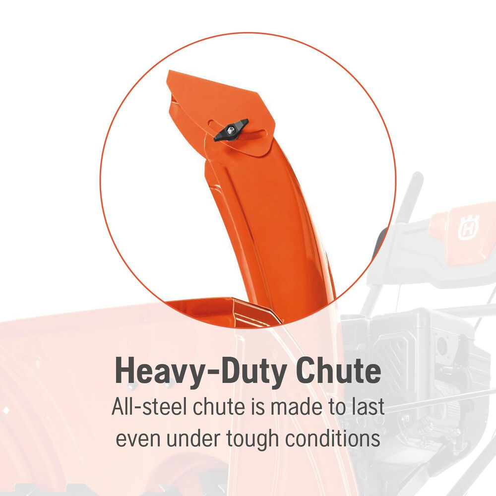 Husqvarna 24" Snow Blower in Orange, , large