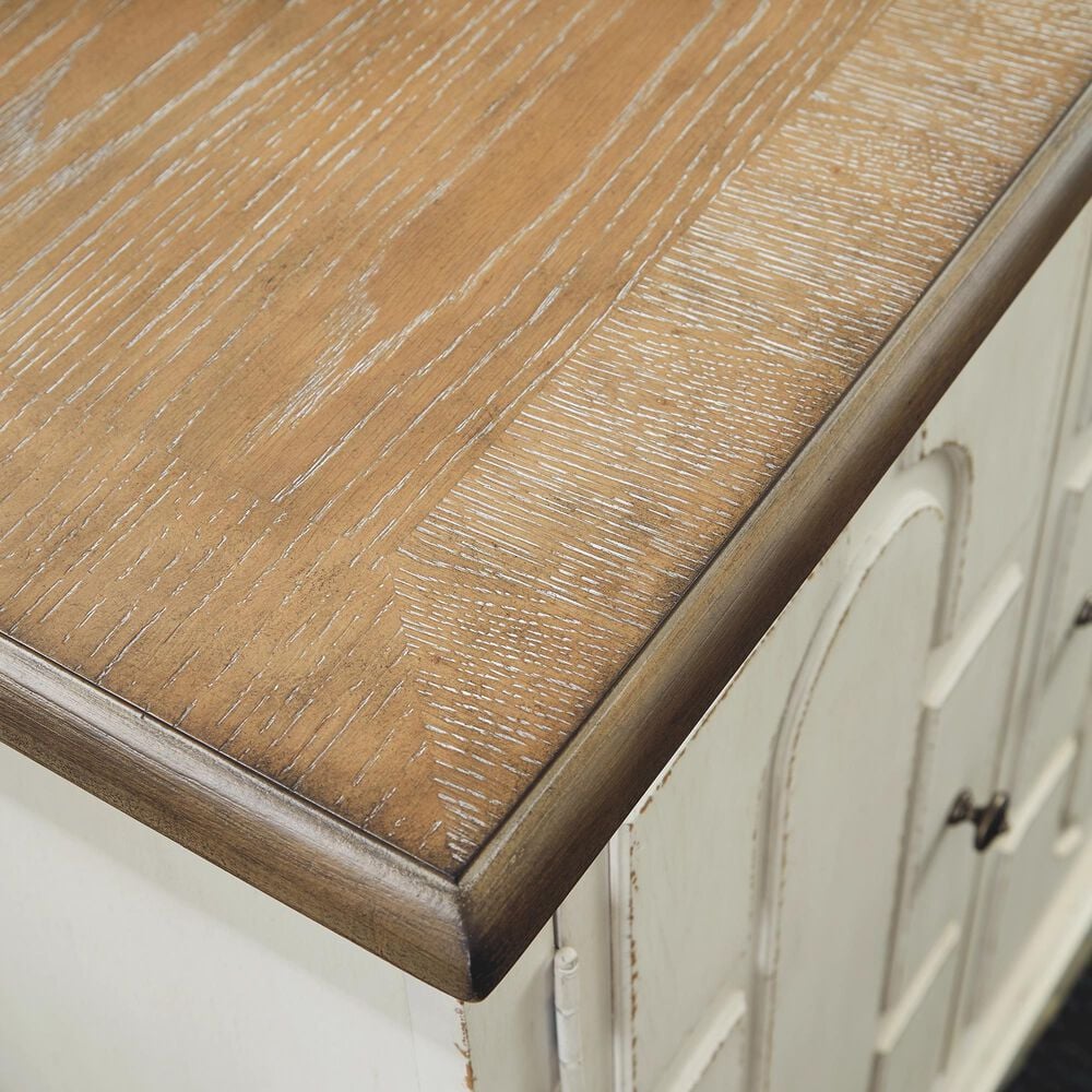Ashley Roranville Accent Cabinet in Antique White and Brown, , large
