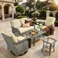 HOMLUX 6-Piece Patio Conversation Set in Beige, , large