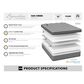 Southerland Signature Oak Creek Pillow Top Plush King Mattress with High Profile Box Spring, , large