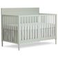 Evolur Ava Scallop Convertible Crib in Sage Green, , large