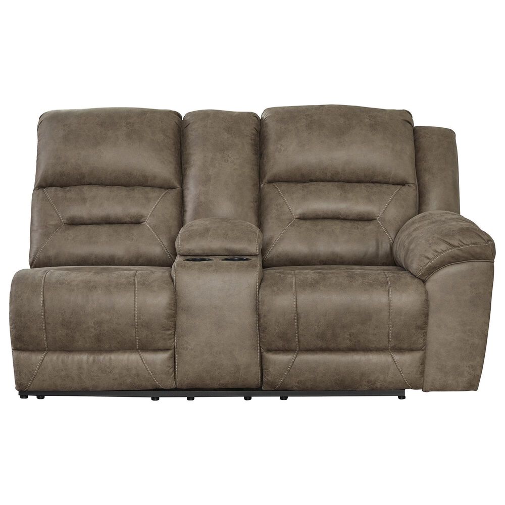 Ashley Ravenel Power Reclining Right-Arm Facing Loveseat in Fossil, , large