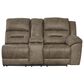 Ashley Ravenel Power Reclining Right-Arm Facing Loveseat in Fossil, , large