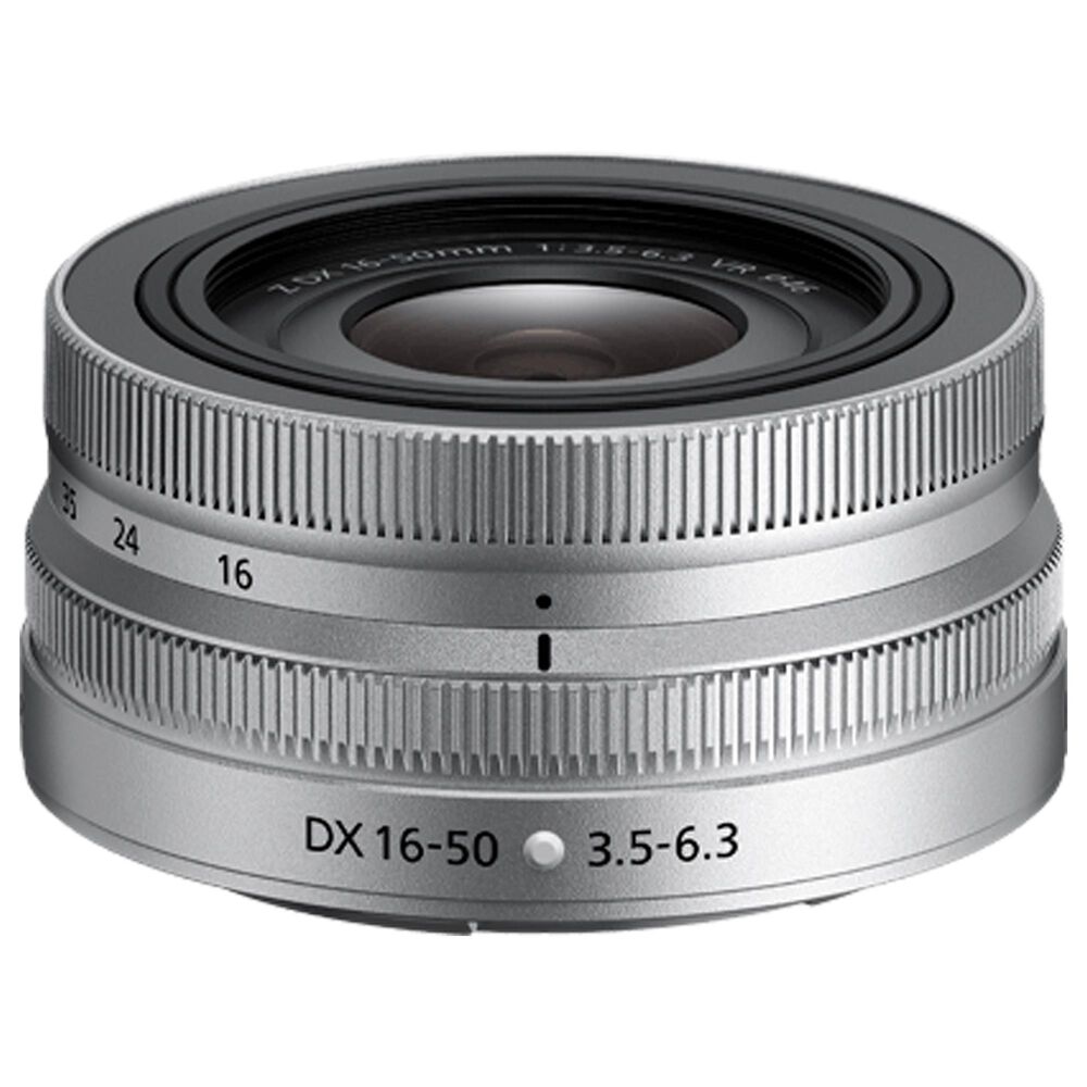 Nikon Z DX 16-50mm f/3.5-6.3 VR Zoom Lens in Silver, , large