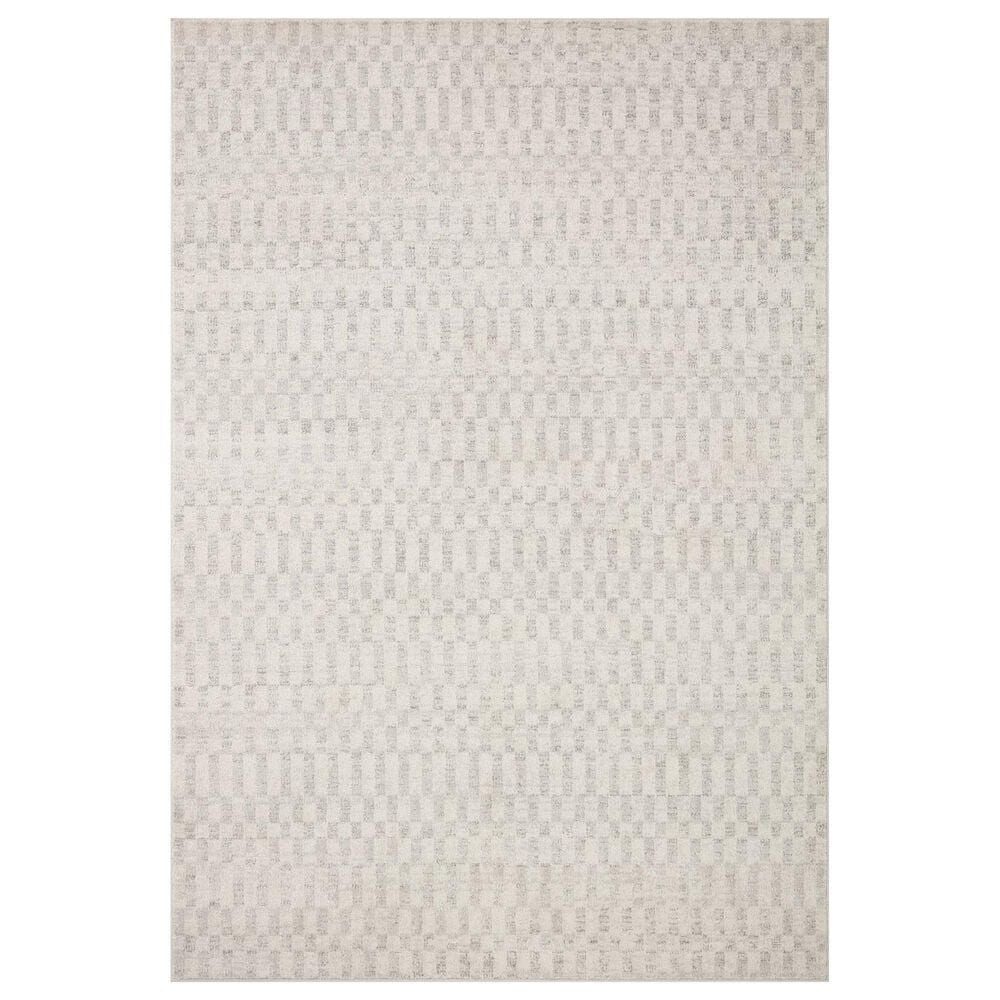 Loloi II Kamala 5"3" x 7"9" Ivory and Grey Area Rug, , large