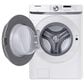 Samsung 4.5 Cu. Ft. Front Load Washer and 7.5 Cu. Ft. Gas Dryer with Sensor Dry Laundry Pair in White, , large