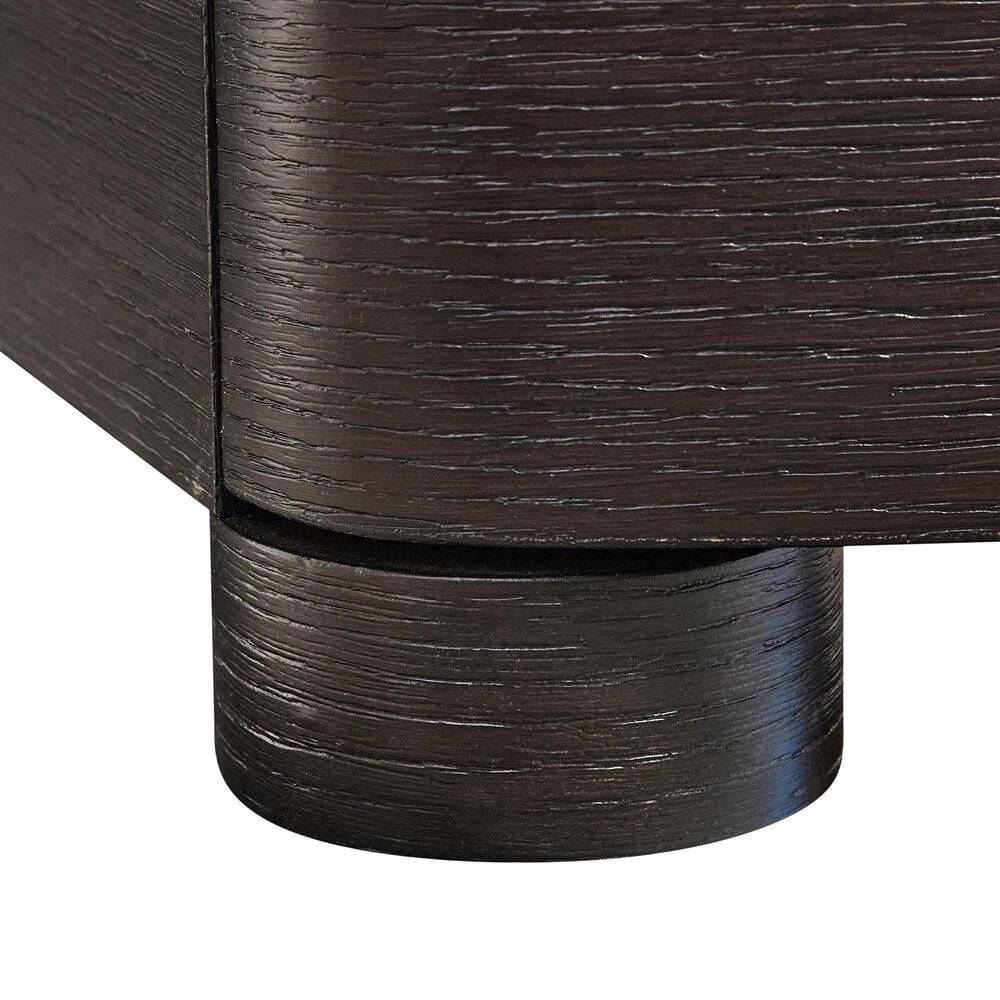 Bernhardt Geneve 24" 3 Drawer Nightstand in Robor and Ferrum with USB Ports, , large