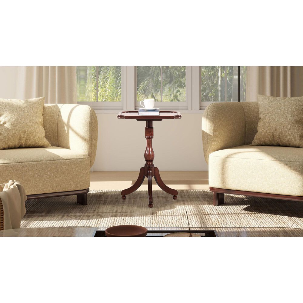 Jennifer Taylor Home Mabel Side Table in Rich Walnut, , large