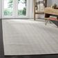 Safavieh Marbella Chevron 4" x 6" Silver Area Rug, , large