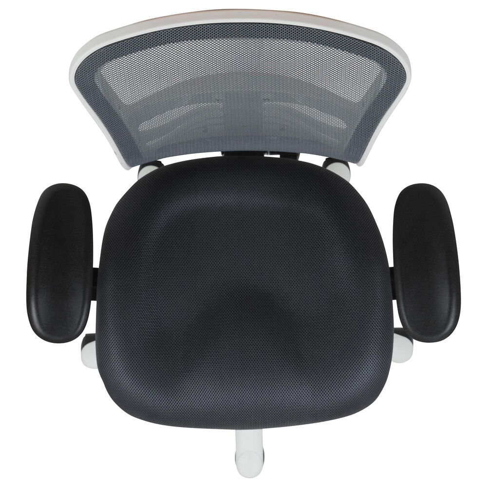 Flash Furniture 44.25&quot; Executive Swivel Chair in Gray, , large