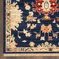 Nourison Antique Bloom Navy 10" x 13" Area Rug, , large