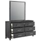 New Heritage Design Odessa 4-Piece Queen Bedroom Set in Charcoal and Silver, , large