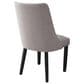 Steve Silver Xena 5-Piece Round Dining Set in White and Ebony, , large