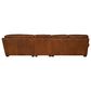 Bordeaux & Co 4-Piece Leather Sectional in Leon Maple, , large