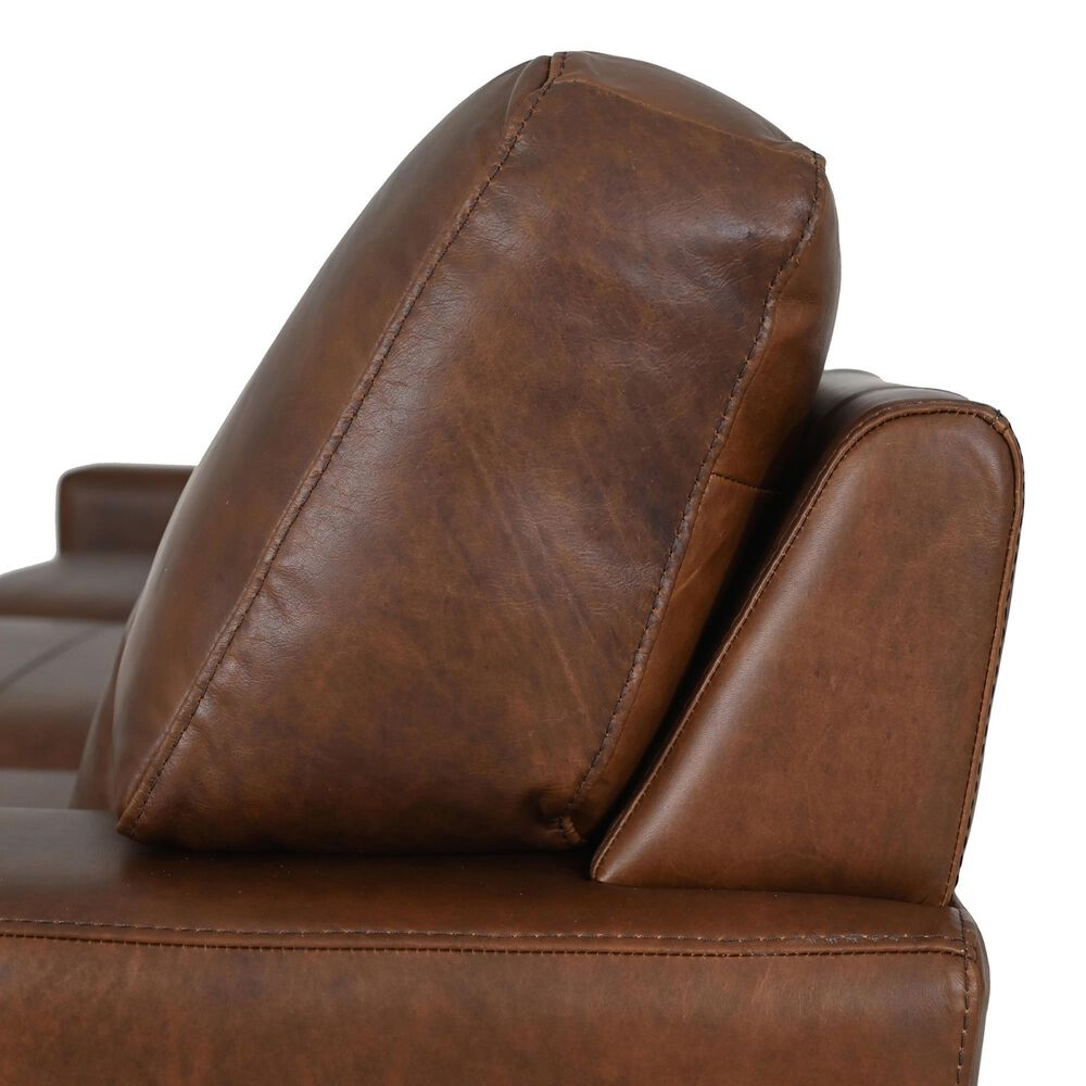 Bordeaux &amp; Co Florence Stationary Sofa and Swivel Chair Set in Academy Hickory, , large