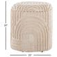 LumiSource Tahoe 18" Sand Storage Ottoman in Beige, , large
