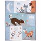 Lambs and Ivy Sleepytime Bear 3-Piece Baby Nursery Crib Bedding Set in Brown, White, Gray and Rust, , large