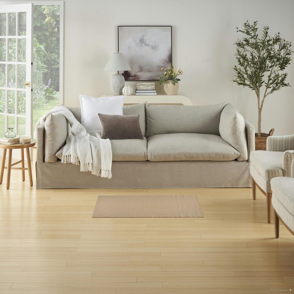 Nourison Courtyard Natural 2&#39; x 3&#39; Indoor/Outdoor Area Rug, , large