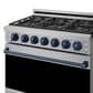 Thor Kitchen Gordon Ramsay 6 Cu. Ft. Professional Liquid Propane Range with Blue Handle Kit in Stainless Steel, , large