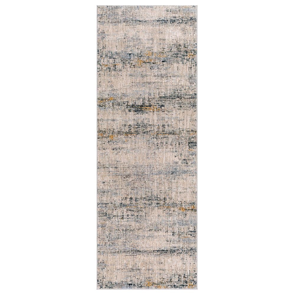 Surya Laila 2"7" x 7"3" Teal, Sage, Saffron, Gray and Cream Runner, , large