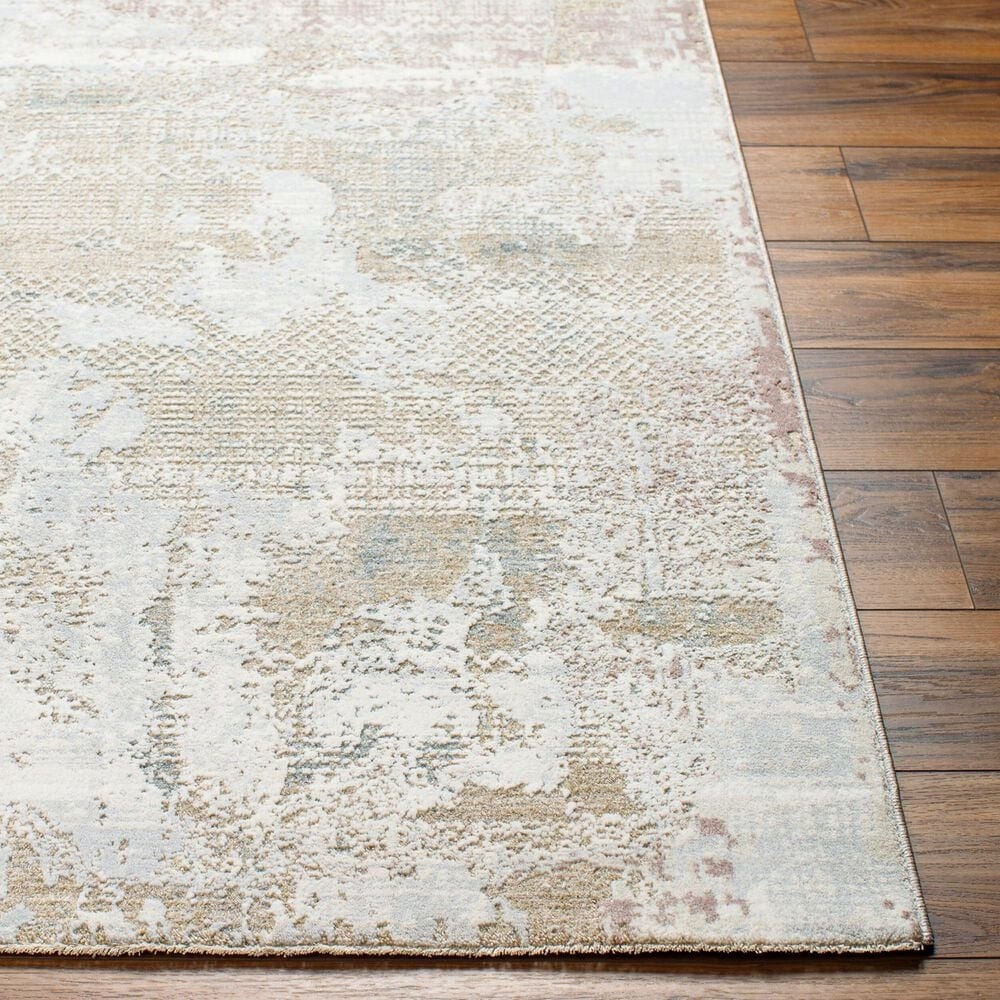 Surya Brunswick 5&#39; x 7&#39;5&quot; Cream, Light Slate, Taupe, Tan, Dusty Pink and Blue Area Rug, , large