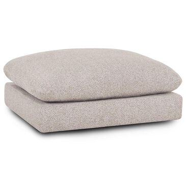 Moore Furniture Lake Ottoman in Chow Chow Cloud, , large
