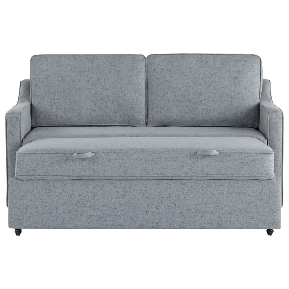Lifestyle Solutions Carey Convertible Sofa in Light Gray, , large