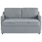 Lifestyle Solutions Carey Convertible Sofa in Light Gray, , large