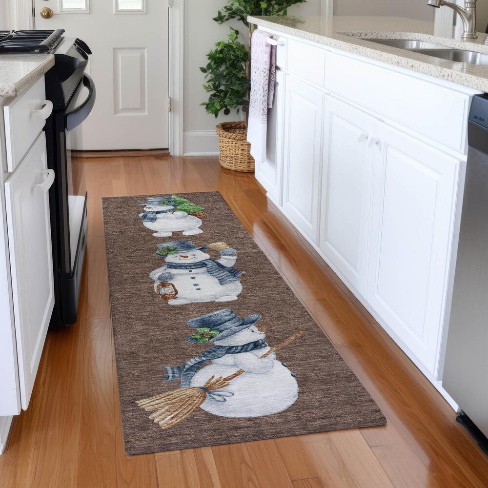 Dalyn Rug Company Wonderland WN34 Brown 2&#39;3&quot; x 7&#39;6&quot; Runner, , large