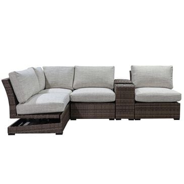 Amber Shores Mendocino 5-Piece Patio Sectional, , large