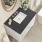 James Martin Vanities Myrrin 36" Vanity in Bright White with 3 cm Charcoal Soapstone Quartz Top, , large