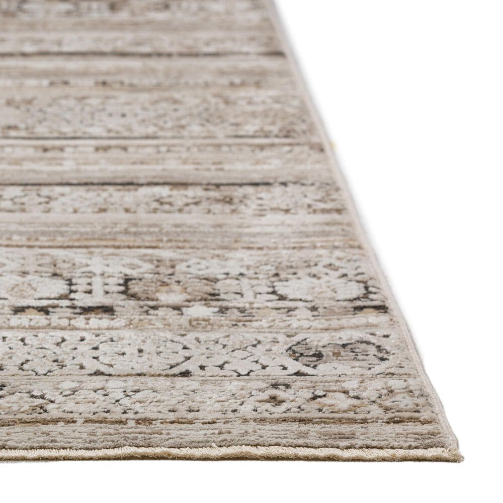 Dalyn Rug Company Antalya Striped 7&#39;10&quot; x 10&#39; Taupe Area Rug, , large