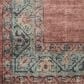 Loloi Heidi 6" Round Spice and Aqua Area Rug, , large
