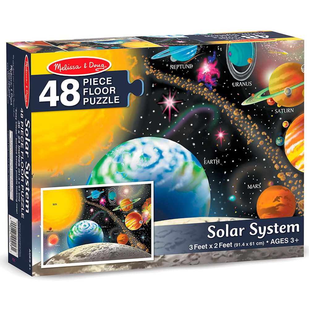 Melissa & Doug Solar System Floor Puzzle - 48 Pieces, , large