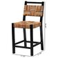 Baxton Studio Raniya Counter Stool in Natural Brown and Black (Set of 2), , large