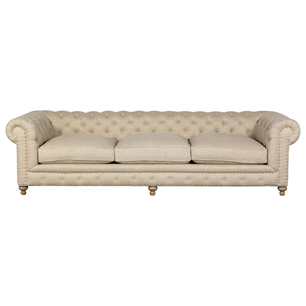 Vintage Furnishings Finn 118" Sofa in Beige, , large
