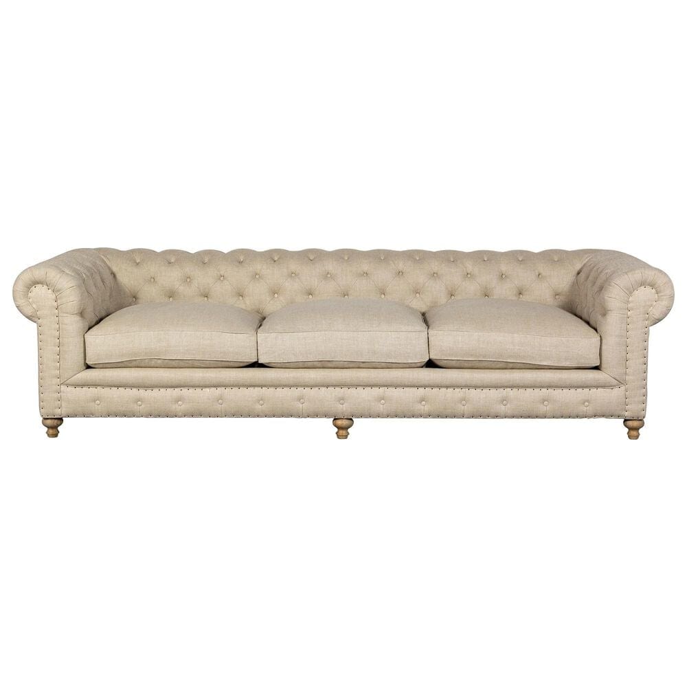 Vintage Furnishings Finn 118" Sofa in Beige, , large